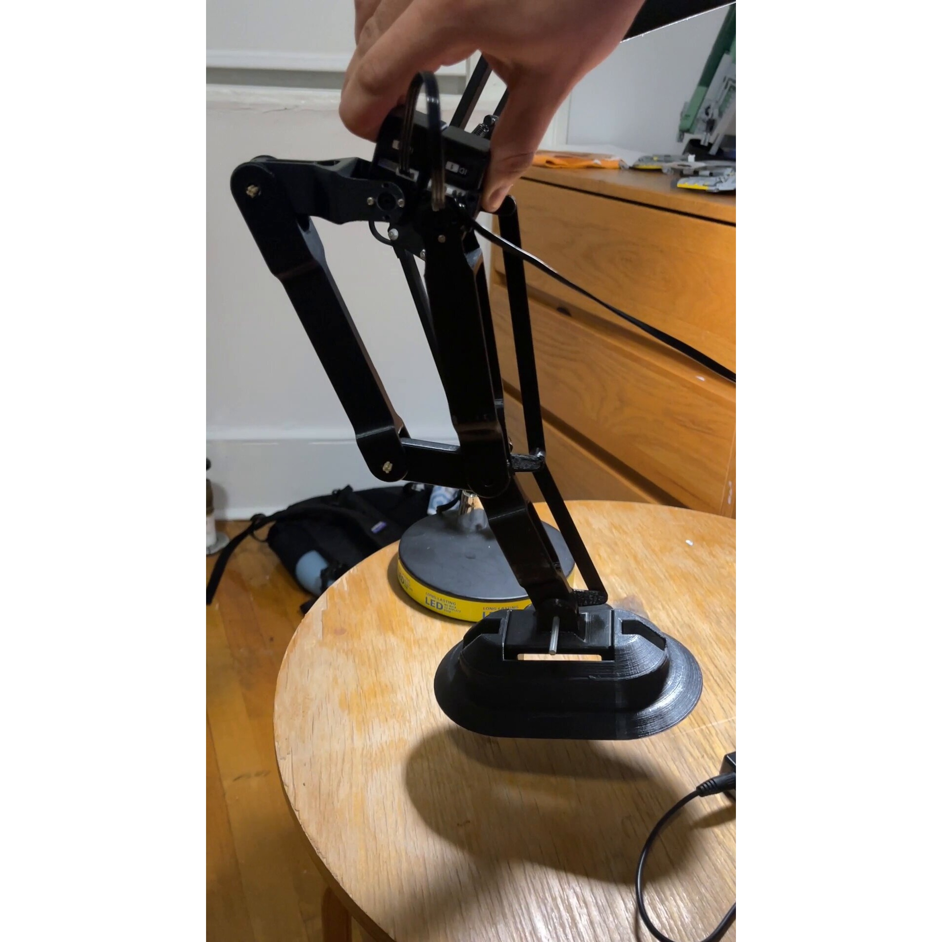 Video frame of the functional leg